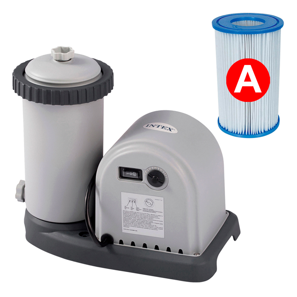 PISCINA INTEX PRISMA FRAME GRIS Ø457X122CM 7