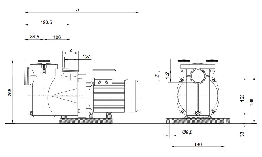 BOMBA DE FILTRAÇÃO NINFA NK KRIPSOL 2
