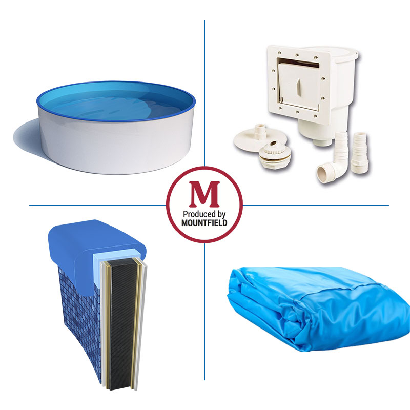 PISCINA OVAL ALTURA 1,50M ENTERRADA IBIZA TOP 6