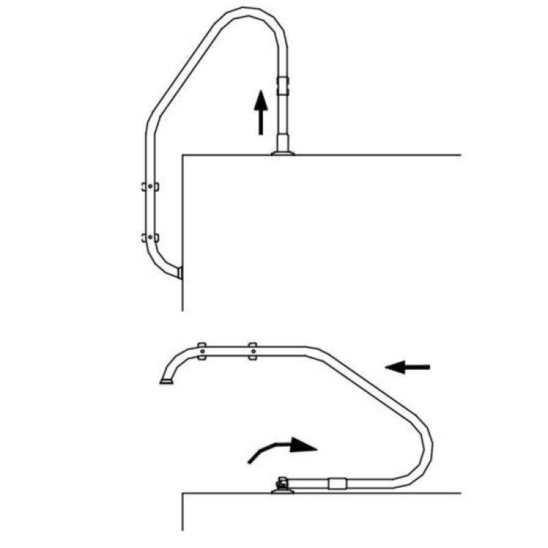 ANCORAGEM ARTICULADA ESCADA ASTRALPOOL 2