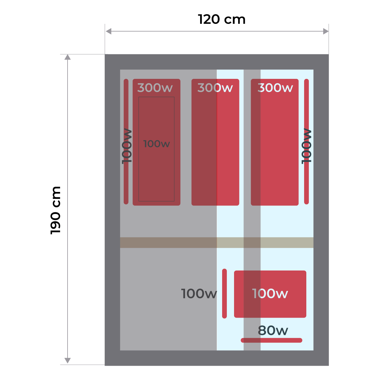 SAUNA INFRAVERMELHOS APOLLON 2/3 LUGARES 3
