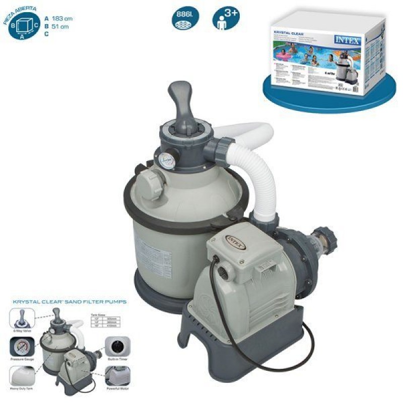 PISCINA INTEX GRAPHITE PANEL 6