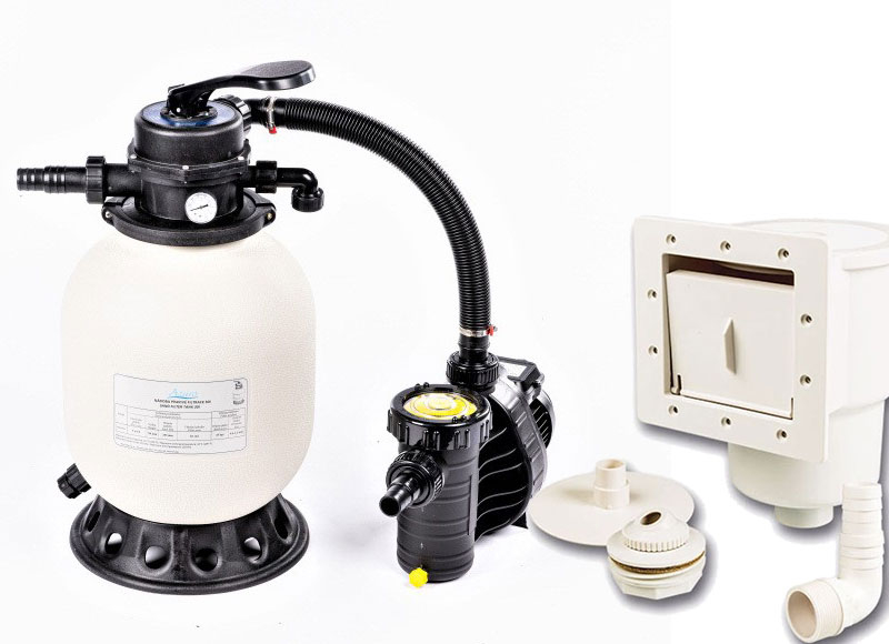 PISCINA CIRCULAR ALTURA 1,20M ENTERRADA IBIZA NEXT COM FILTRO DE AREIA E ESCADA 5