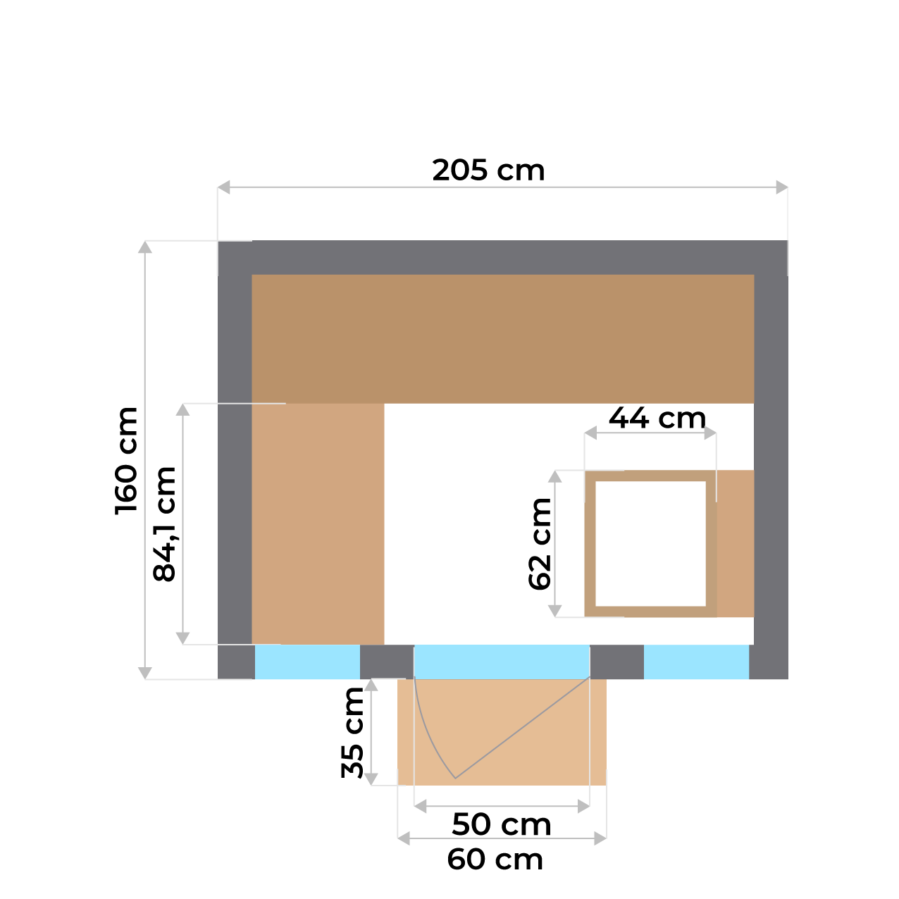 SAUNA EXTERIOR GAÏA BELLA 7