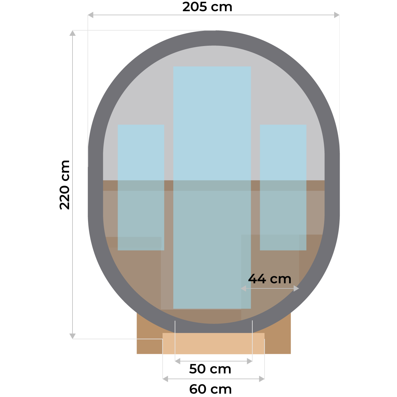 SAUNA EXTERIOR GAÏA BELLA 8