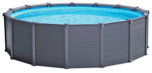 PISCINA INTEX GRAPHITE PANEL 8