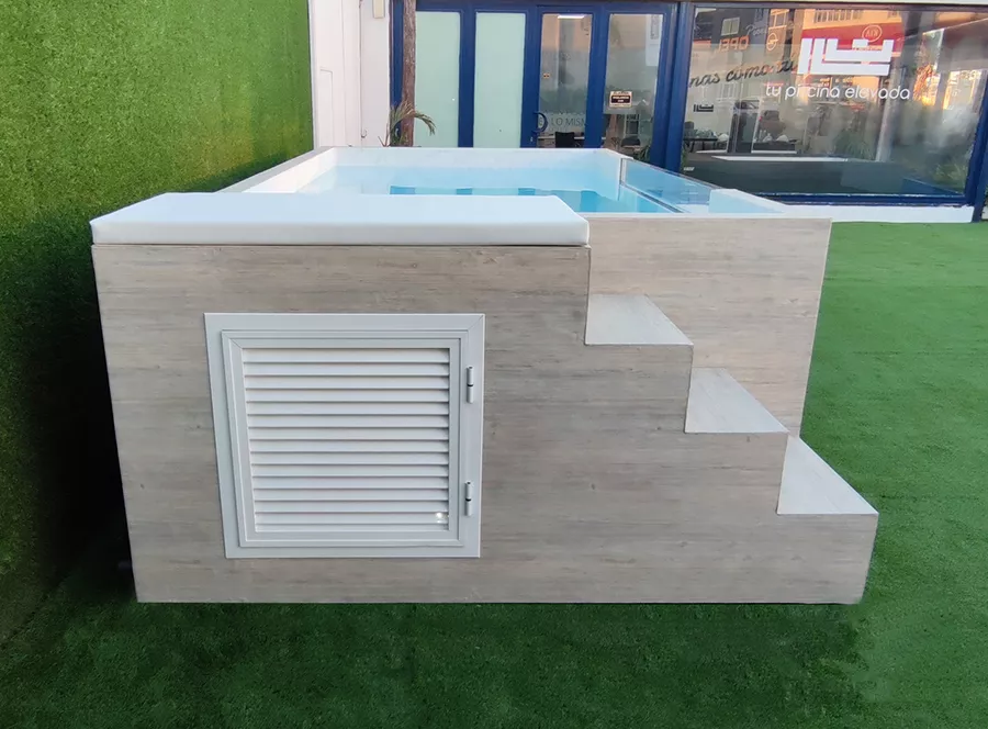 PISCINA DE SUPERFÍCIE EM AÇO RÍGIDO ILÚ PRO 235 5