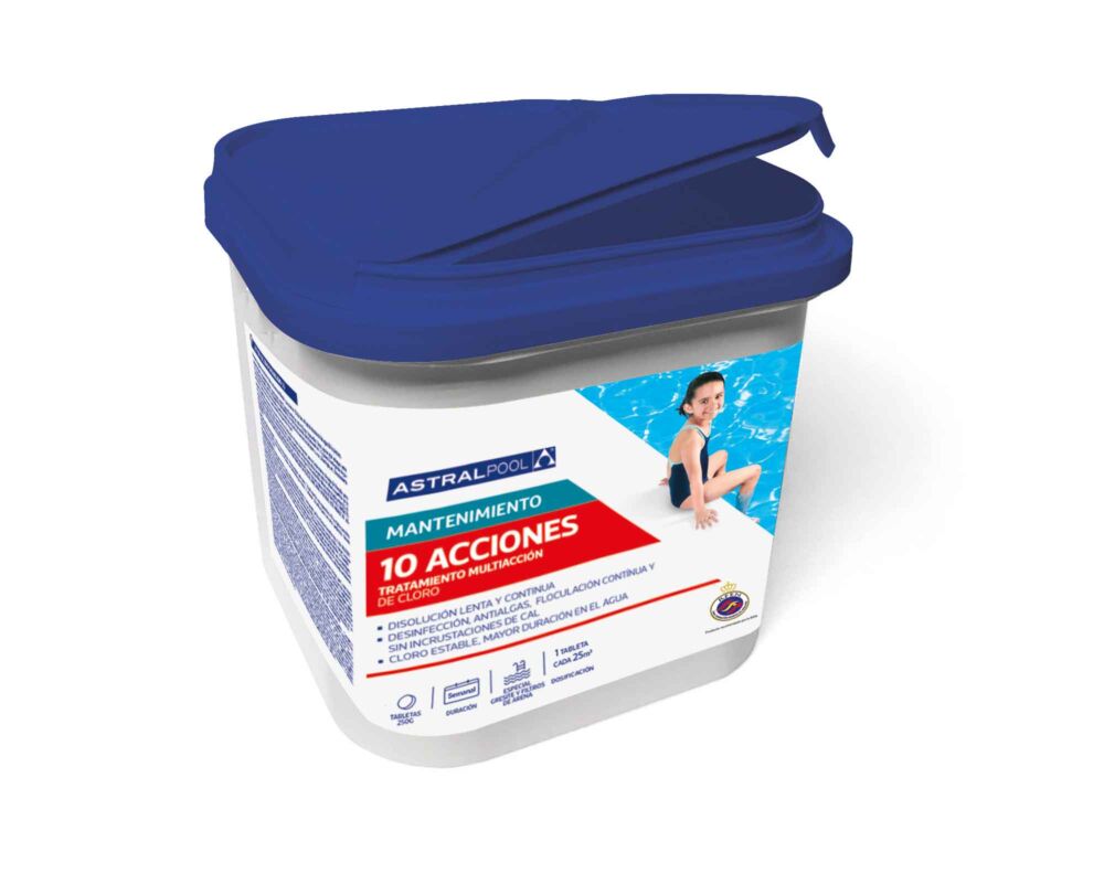 PASTILHAS MULTI-AÇÃO ACTION 10 ATRALPOOL 250GR 2