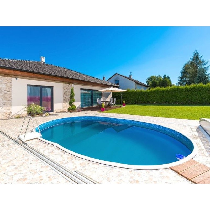 PISCINA OVAL AZURO GRAFITE 5,5 X 3,7 X 1,2 M 4