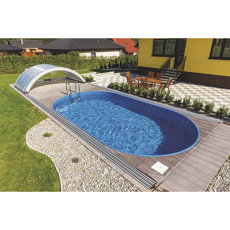 PISCINA OVAL ALTURA 1,20M ENTERRADA IBIZA BASIC