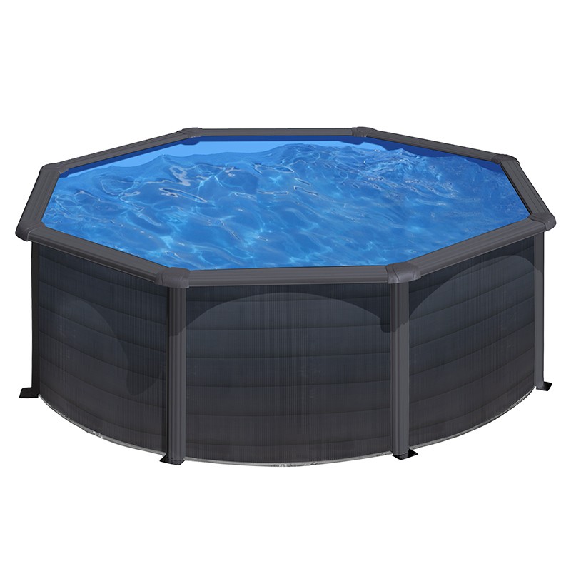 PISCINA STARPOOL REDONDA GRAFITE 120 CM 3