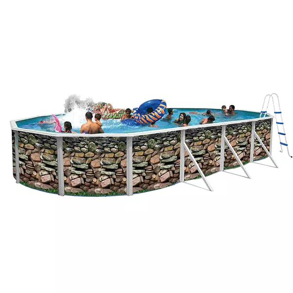 PISCINA DESMONTÁVEL MURO OVALADA TOI 2