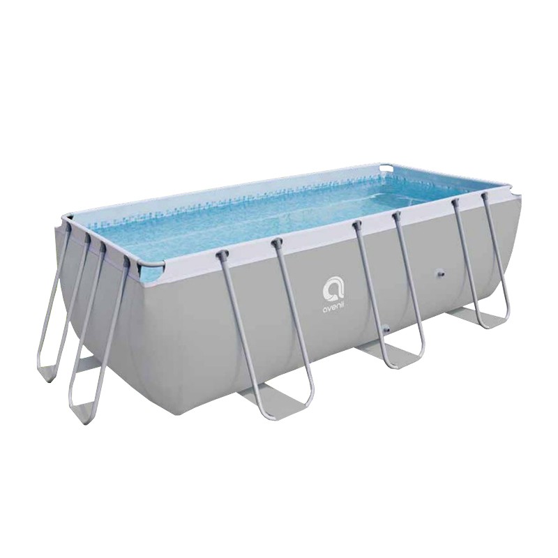 PISCINA RETANGULAR STEEL FRAME 4X2X1M 3
