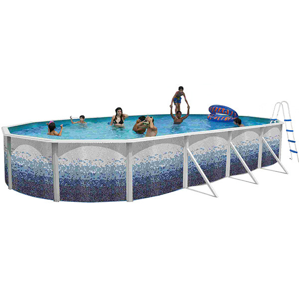 PISCINA DESMONTAVEL TRENCADIS OVALADA TOI 2