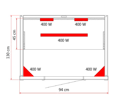 SAUNA DE INFRAVERMELHOS JADE DUPLA 7