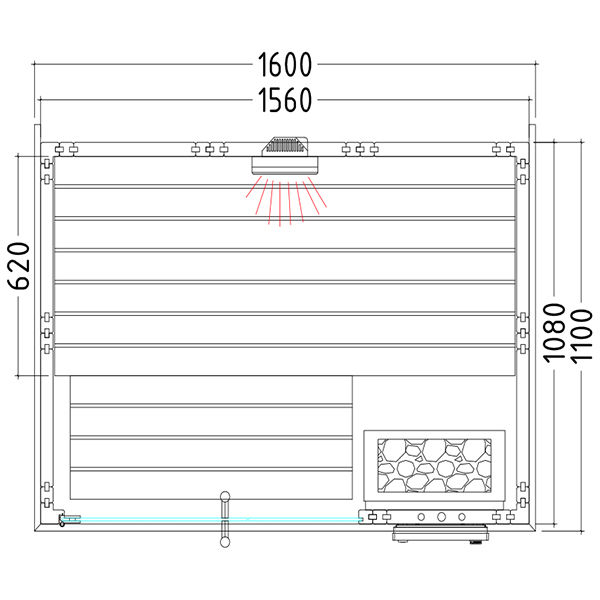 SAUNA ALASKA MINI KOMBI 2