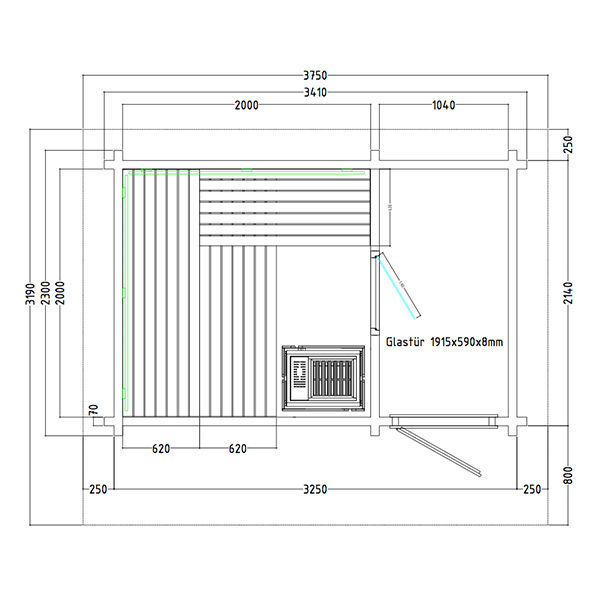 SAUNA EXTERIOR LAVA DE SENTIOTEC 2