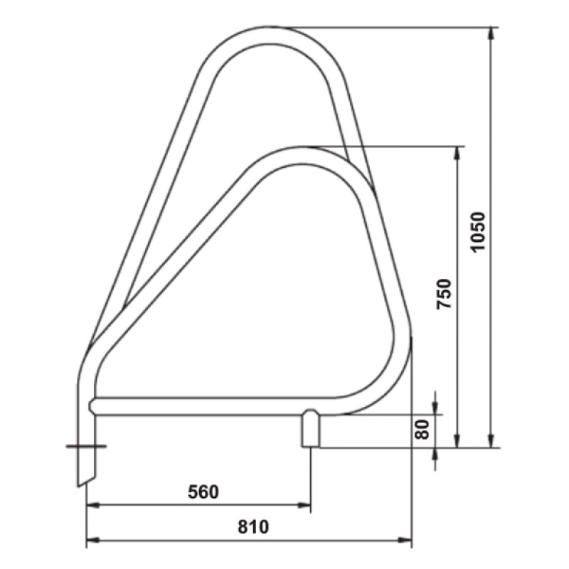 SAÍDA ESCADA PARTIDAS MODELO ASSIMÉTRICO 2