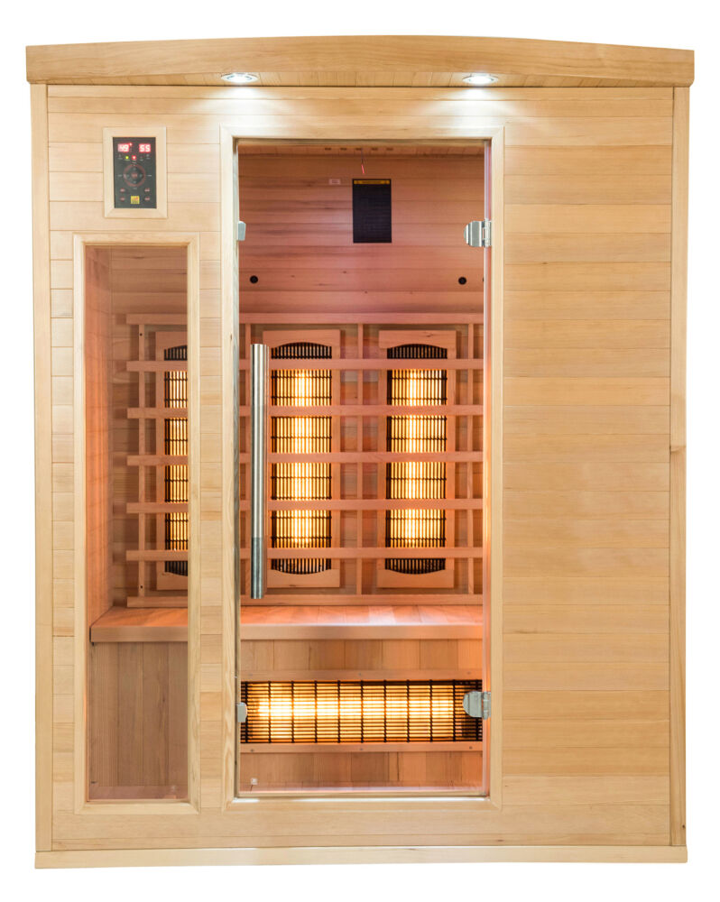 SAUNA INFRAVERMELHOS APOLLON QUARTZ 3 LUGARES 3